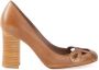 Sarah Chofakian chunky heel pumps Bruin - Thumbnail 1