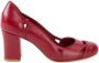 Sarah Chofakian chunky heel pumps Rood - Thumbnail 1