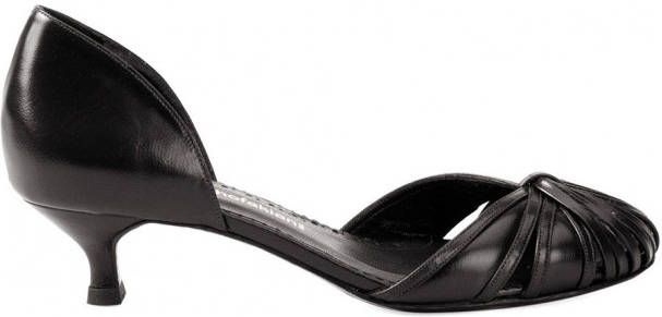 Sarah Chofakian pumps met lage hakken Zwart