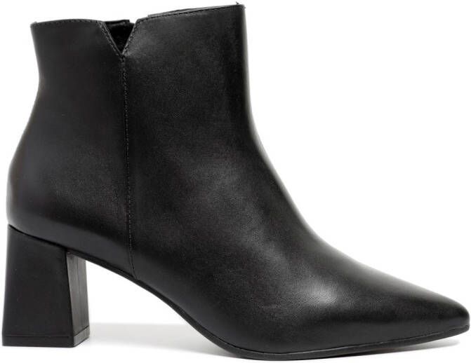 Sarah Chofakian Rebecca 55m leather boots Zwart