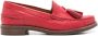 Sarah Chofakian Rive Droit leren loafers Rood - Thumbnail 1