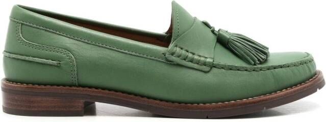 Sarah Chofakian Rive Droit loafers met kwastje Groen