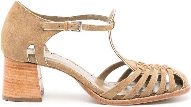 Sarah Chofakian Salomé Boheme pumps Beige