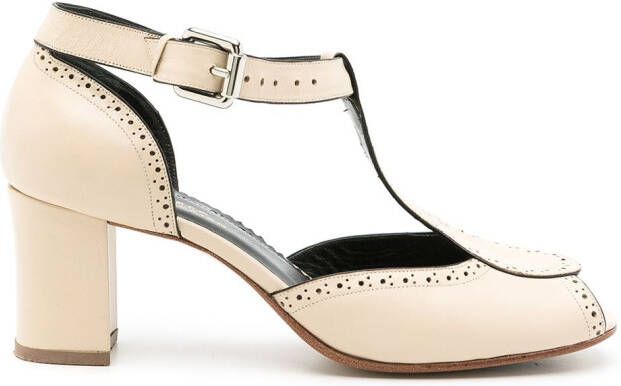 Sarah Chofakian Salomé Lalique pumps Beige