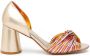 Sarah Chofakian Sandalen met geweven detail Goud - Thumbnail 1