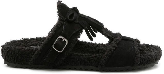 Sarah Chofakian Sandalen met open neus Zwart