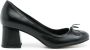 Sarah Chofakian Sandy pumps met klokhak Zwart - Thumbnail 1