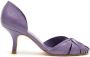 Sarah Chofakian Sarah leren pumps Paars - Thumbnail 1