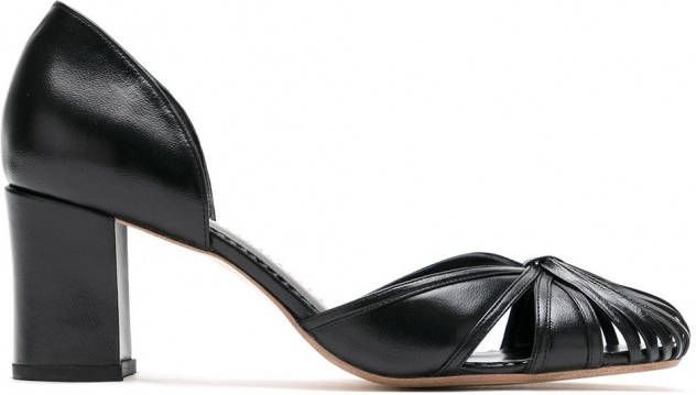 Sarah Chofakian Sarah leren pumps Zwart