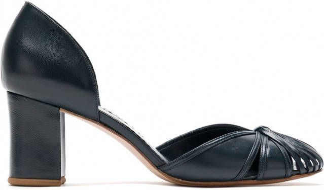 Sarah Chofakian Sarah leren pumps Zwart