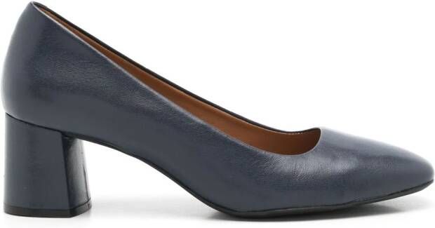 Sarah Chofakian Scarpin Beauvoir leren pumps Blauw