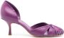 Sarah Chofakian Scarpin leren pumps Paars - Thumbnail 1