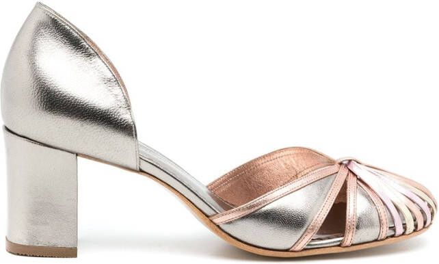 Sarah Chofakian Scarpin pumps met metallic afwerking