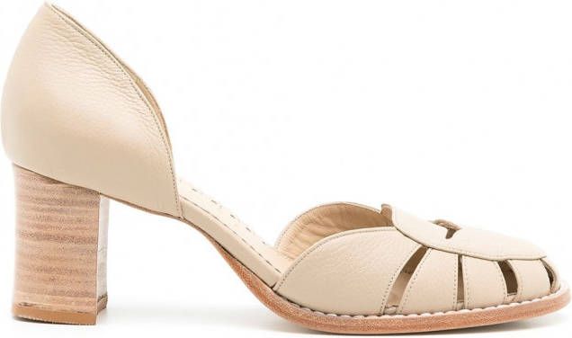 Sarah Chofakian Scarpin Yosemite pumps Beige