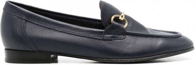 Sarah Chofakian Siena Oxford leren loafers Blauw