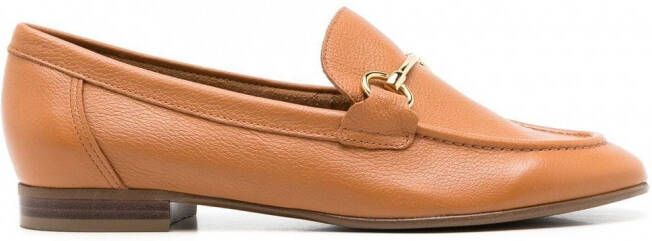 Sarah Chofakian Siena Oxford leren loafers Bruin