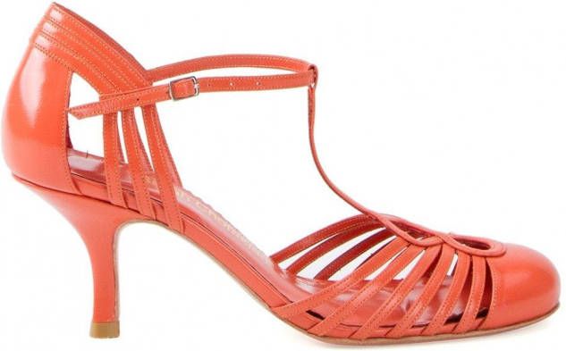 Sarah Chofakian strappy pumps Geel