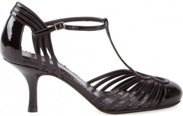 Sarah Chofakian strappy pumps Zwart