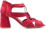 Sarah Chofakian Taylor sandalen met veters Rood - Thumbnail 1