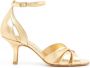 Sarah Chofakian Tunnel metallic sandalen Goud - Thumbnail 1