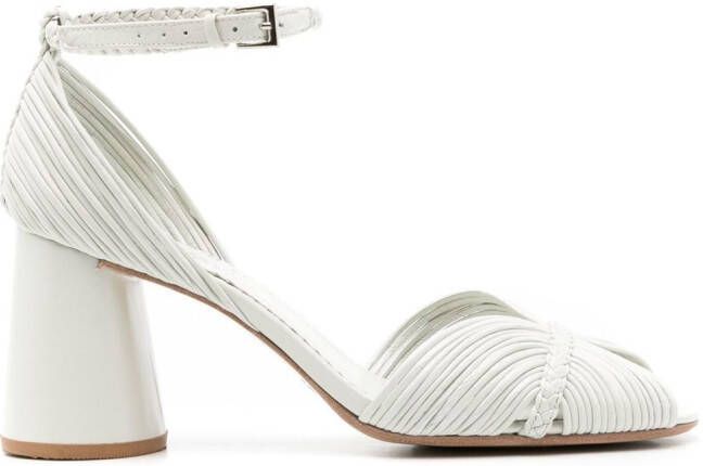 Sarah Chofakian Twiggy sandalen met smalle bandjes Grijs