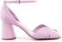 Sarah Chofakian Twiggy sandalen met smalle bandjes Paars - Thumbnail 1