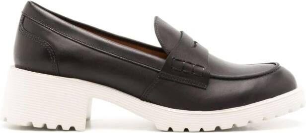 Sarah Chofakian Ully leren loafers Zwart