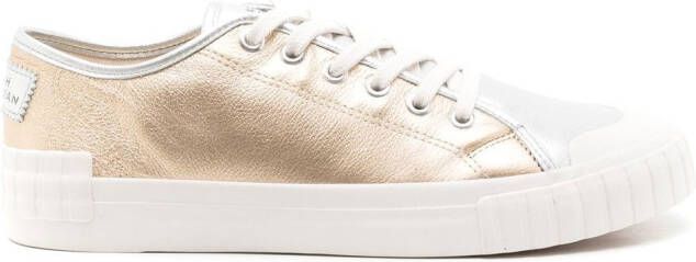 Sarah Chofakian Venus sneakers met metallic-effect