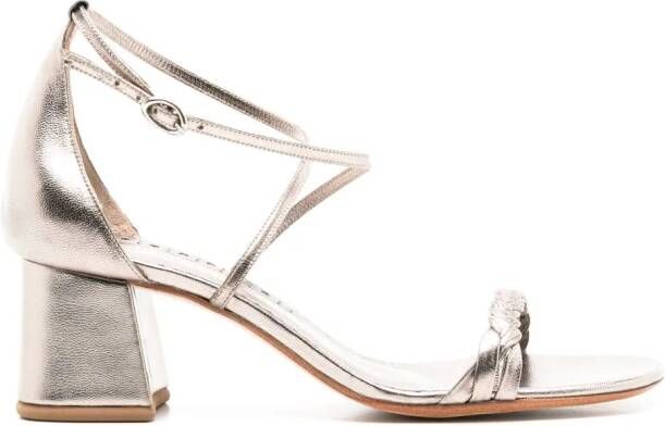 Sarah Chofakian Windsor metallic sandalen