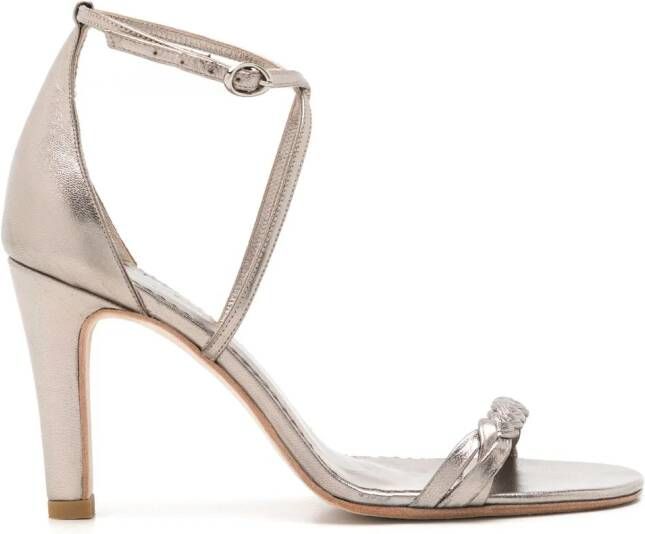 Sarah Chofakian Windsor metallic sandalen