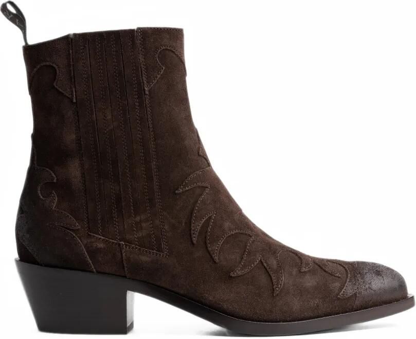 Sartore flame-detail western boots Bruin