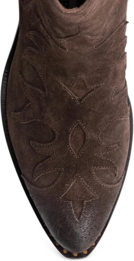 Sartore flame-detail western boots Bruin - Foto 3