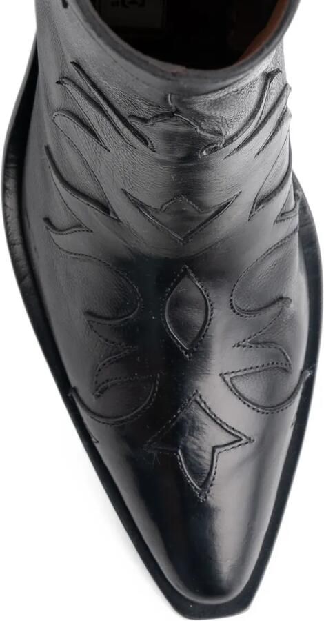 Sartore flame-detail western boots Zwart - Foto 3