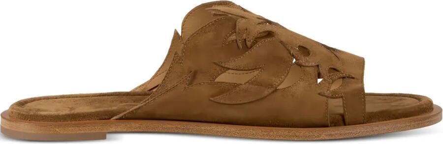 Sartore Sandalen met uitgesneden details Bruin