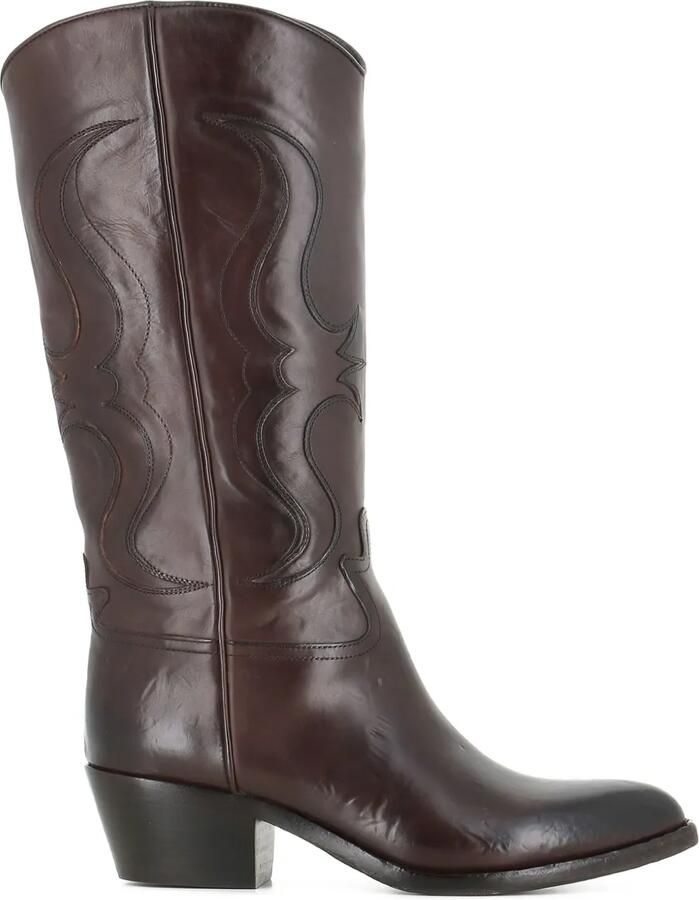 Sartore SR4208 laarzen met leren stiksel Bruin