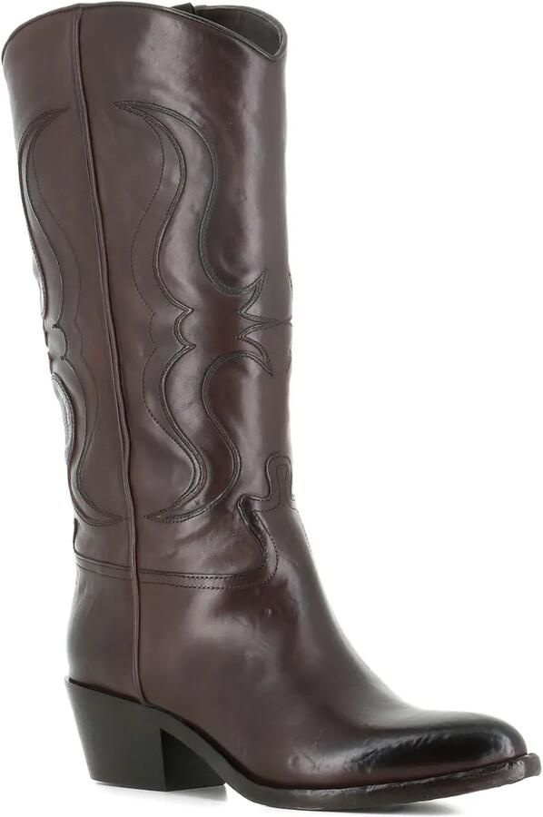Sartore SR4208 laarzen met leren stiksel Bruin - Foto 2
