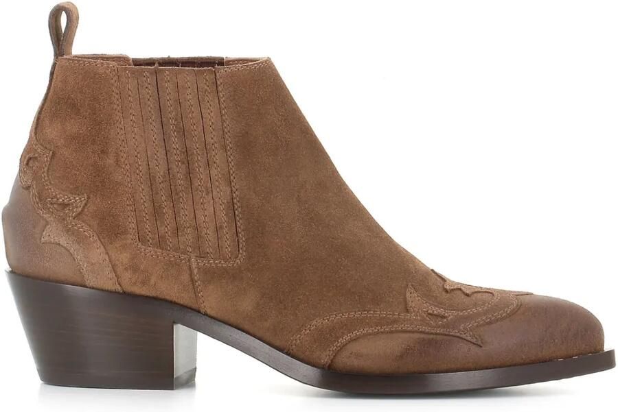 Sartore Suède laarzen Beige