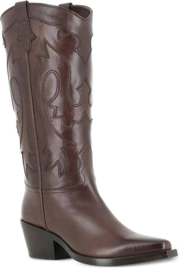 Sartore Tailor embroidered mid-calf boots Bruin - Foto 3