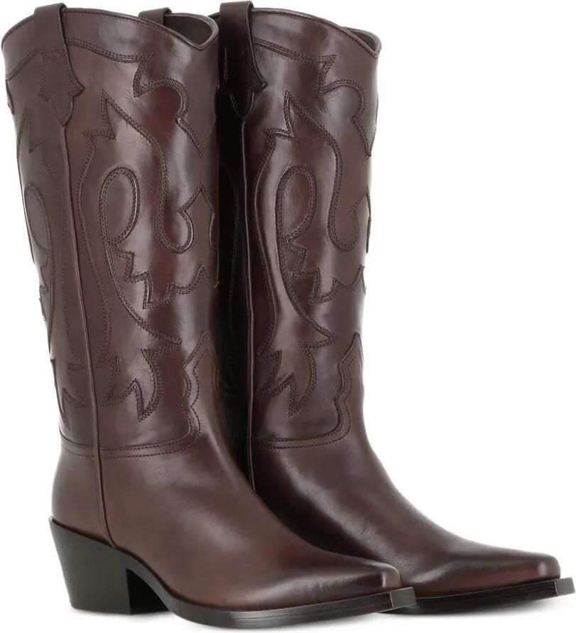Sartore Tailor embroidered mid-calf boots Bruin - Foto 2