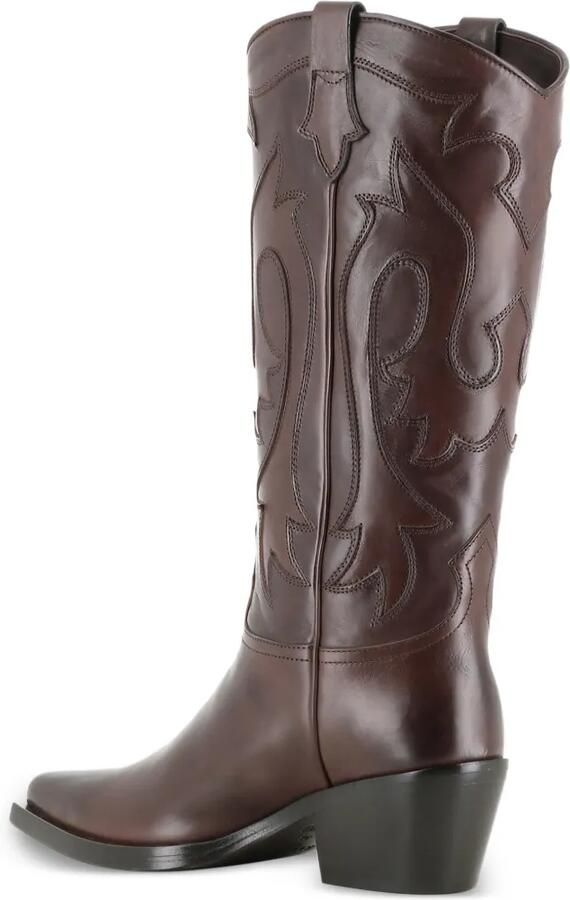 Sartore Tailor embroidered mid-calf boots Bruin - Foto 4