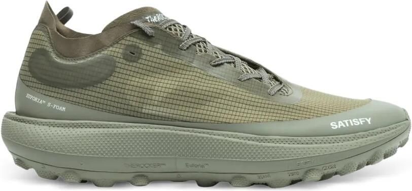 Satisfy TheRocker sneakers met mesh vlak Groen