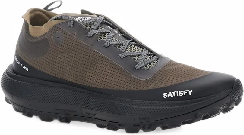 Satisfy The Rocker sneakers met raster-patroon en logo-print Bruin - Foto 2