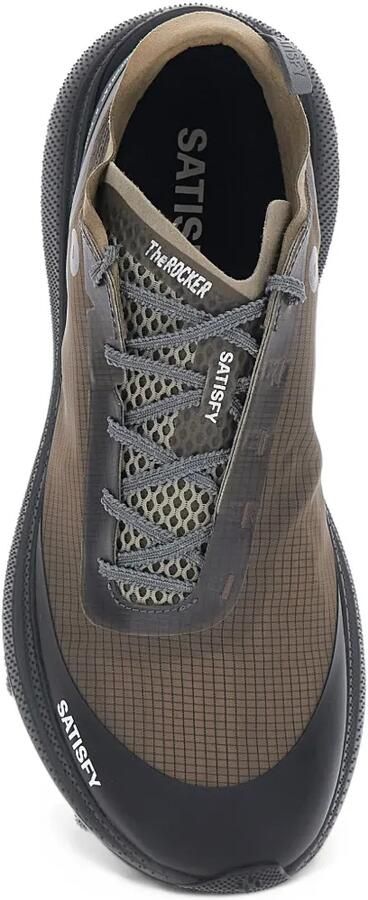 Satisfy The Rocker sneakers met raster-patroon en logo-print Bruin - Foto 4
