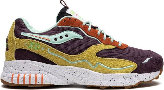 Saucony 3D Grid Hurricane low-top sneakers Bruin