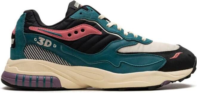 Saucony "3D Grid Hurricane Midnight Swimming sneakers" Groen