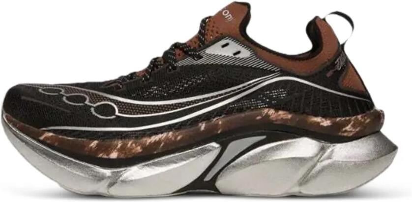 Saucony Endorphin Elite 3 Space Cowboy panelled sneakers Zwart