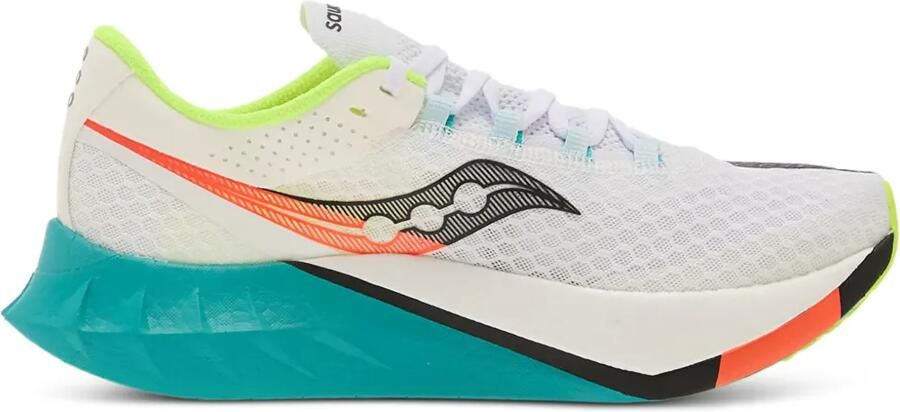 Saucony Endorphin Pro 4 sneakers met mesh vlakken Wit