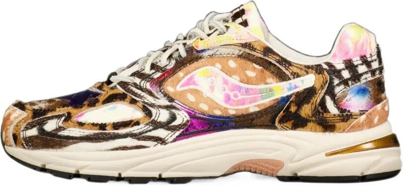 Saucony Grid Jazz 9 sneakers met dieren-print Bruin