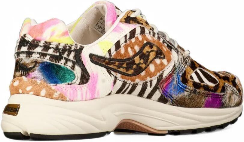 Saucony Grid Jazz 9 sneakers met dieren-print Bruin - Foto 3