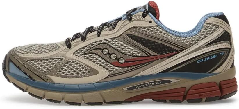 Saucony Guide 7 sneakers met vlakken Beige